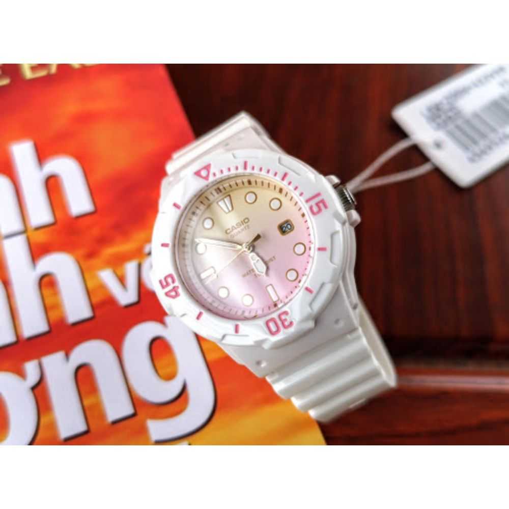 CASIO GENERAL LRW-200H-4E2VDR QUARTZ WHITE RESIN WOMEN'S WATCH - H2 Hub Watches