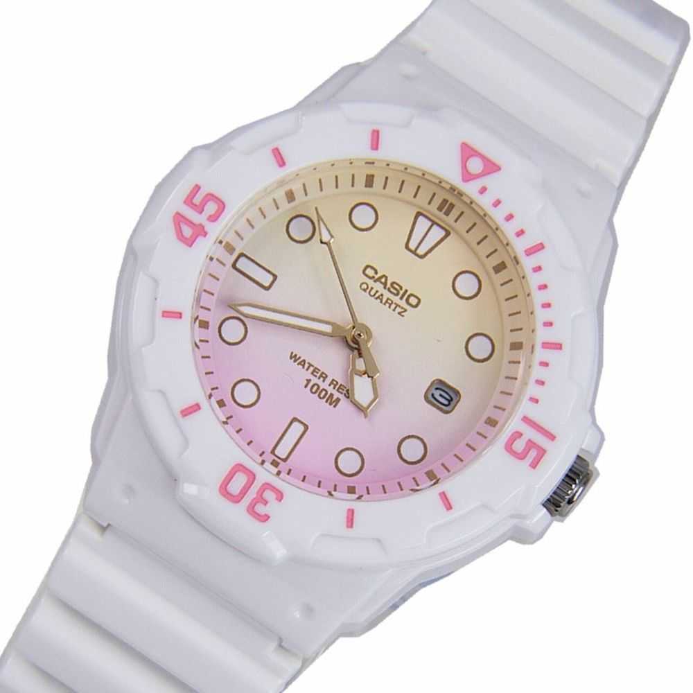 CASIO GENERAL LRW-200H-4E2VDR QUARTZ WHITE RESIN WOMEN'S WATCH - H2 Hub Watches
