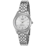 CASIO ENTICER LTP-1129A-7ARDF-P STAINLESS STEEL WOMEN WATCH