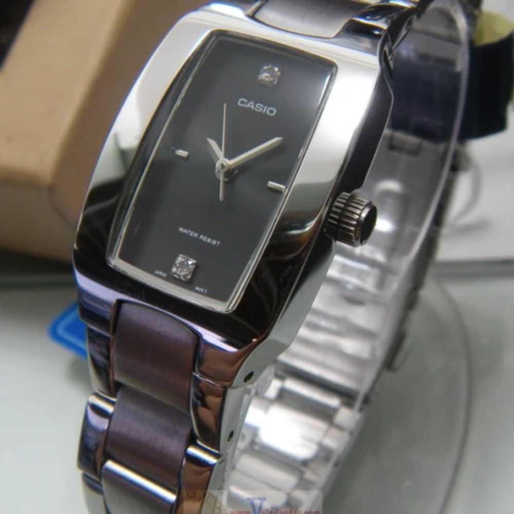 CASIO GENERAL LTP-1165A-1C2DF QUARTZ SILVER STAINLESS STEEL WOMEN'S WATCH - H2 Hub Watches