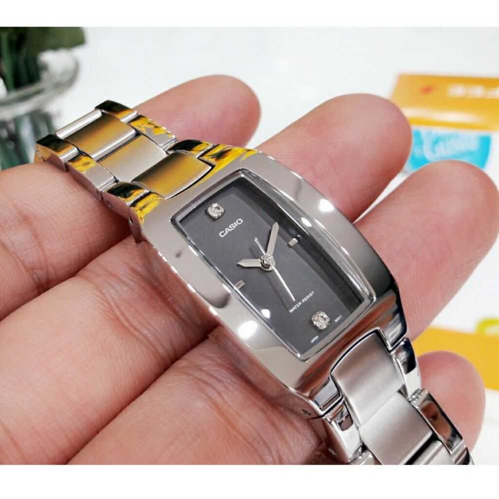 CASIO GENERAL LTP-1165A-1C2DF QUARTZ SILVER STAINLESS STEEL WOMEN'S WATCH - H2 Hub Watches