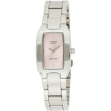 CASIO GENERAL LTP-1165A-4CDF-P QUARTZ SILVER STAINLESS STEEL WOMEN'S WATCH