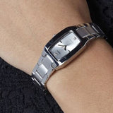 CASIO GENERAL LTP-1165A-7C2DF-P QUARTZ SILVER STAINLESS STEEL WOMEN'S WATCH