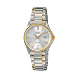 CASIO GENERAL LTP-1183G-7ADF TWO TONE STAINLESS STEEL WOMEN'S WATCH