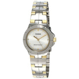 CASIO ANALOG LTP-1242SG-7CDF-P TWO-TONE STAINLESS STEEL WOMEN WATCH