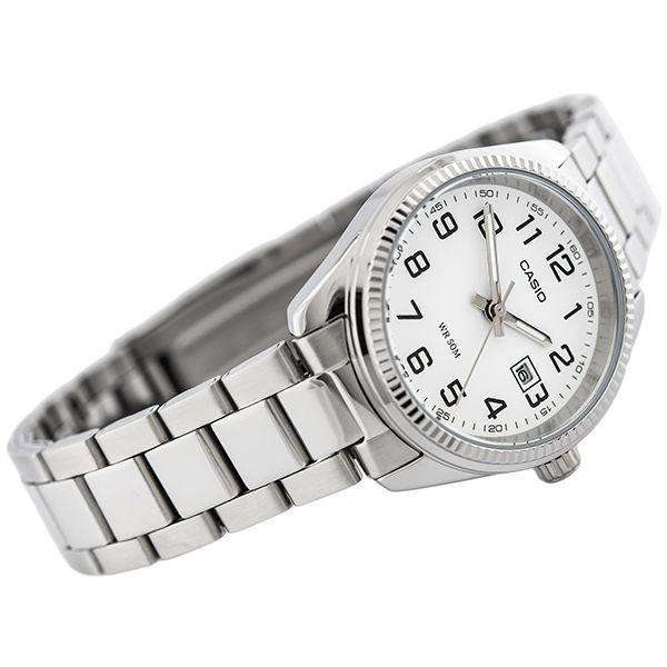 CASIO GENERAL LTP-1302D-7BVDF SILVER STAINLESS STEEL WOMEN'S WATCH - H2 Hub Watches