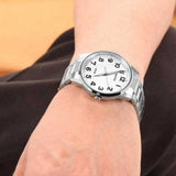 Casio Enticer LTP-1303D-7BVDF White Dial Stainless Steel Women's Watch