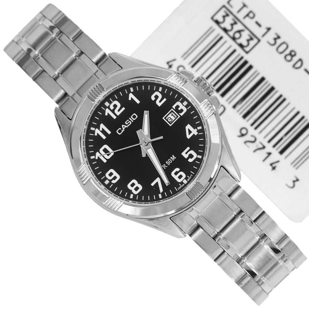 CASIO GENERAL LTP-1308D-1BVDF SILVER STAINLESS STEEL WOMEN'S WATCH - H2 Hub Watches