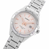 CASIO GENERAL LTP-1308D 4AVDF QUARTZ SILVER STAINLESS STEEL WOMEN'S WATCH - H2 Hub Watches
