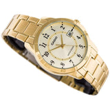 CASIO GENERAL LTP-V004G-9BUDF GOLD STAINLESS STEEL WOMEN'S WATCH