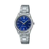 Casio General Silver Stainless Steel Strap Unisex Watch LTP-V005D-2B2UDF-P