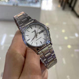 Casio General White Dial Silver Stainless Steel Strap Unisex Watch LTP-V006D-7B2UDF-P