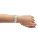 Casio General White Dial Silver Stainless Steel Strap Unisex Watch LTP-V006D-7BUDF-P