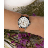 CASIO GENERAL LTP-V300L-7A2UDF-P BROWN LEATHER WOMEN WATCH
