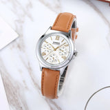 CASIO GENERAL LTP-V300L-7A2UDF-P BROWN LEATHER WOMEN WATCH
