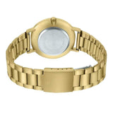 Casio General Blue Dial With Gold Stainless Steel Women Watch LTP-VT01G-2BUDF-P