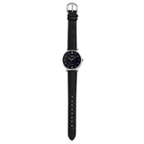 CASIO ENTICER LTP-VT01L-1BUDF-P BLACK LEATHER WOMEN WATCH