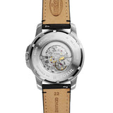 FOSSIL ME3101 BLACK LEATHER MEN'S WATCH