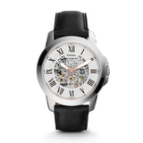 FOSSIL ME3101 BLACK LEATHER MEN'S WATCH