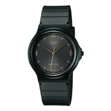 CASIO ANALOG MQ-76-1ALDF-P BLACK RESIN MEN WATCH