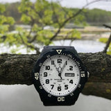 Casio General White Dial With Black Resin Strap Unisex Watch MRW-200H-7BVDF-P