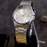 Casio General Silver Dial And Stainless Steel Strap Men Watch MTP-1183A-7ADF-P