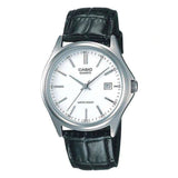CASIO ENTICER LTP-1183E-7ADF-P BLACK LEATHER WOMEN WATCH