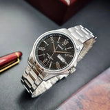 Casio General Black Dial Silver Stainless Steel Strap Men Watch MTP-1384D-1AVDF-P
