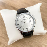 Casio General Black Leather Strap Men Watch MTP-V002L-7B3UDF-P