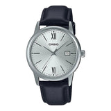 Casio General Black Leather Strap Men Watch MTP-V002L-7B3UDF-P
