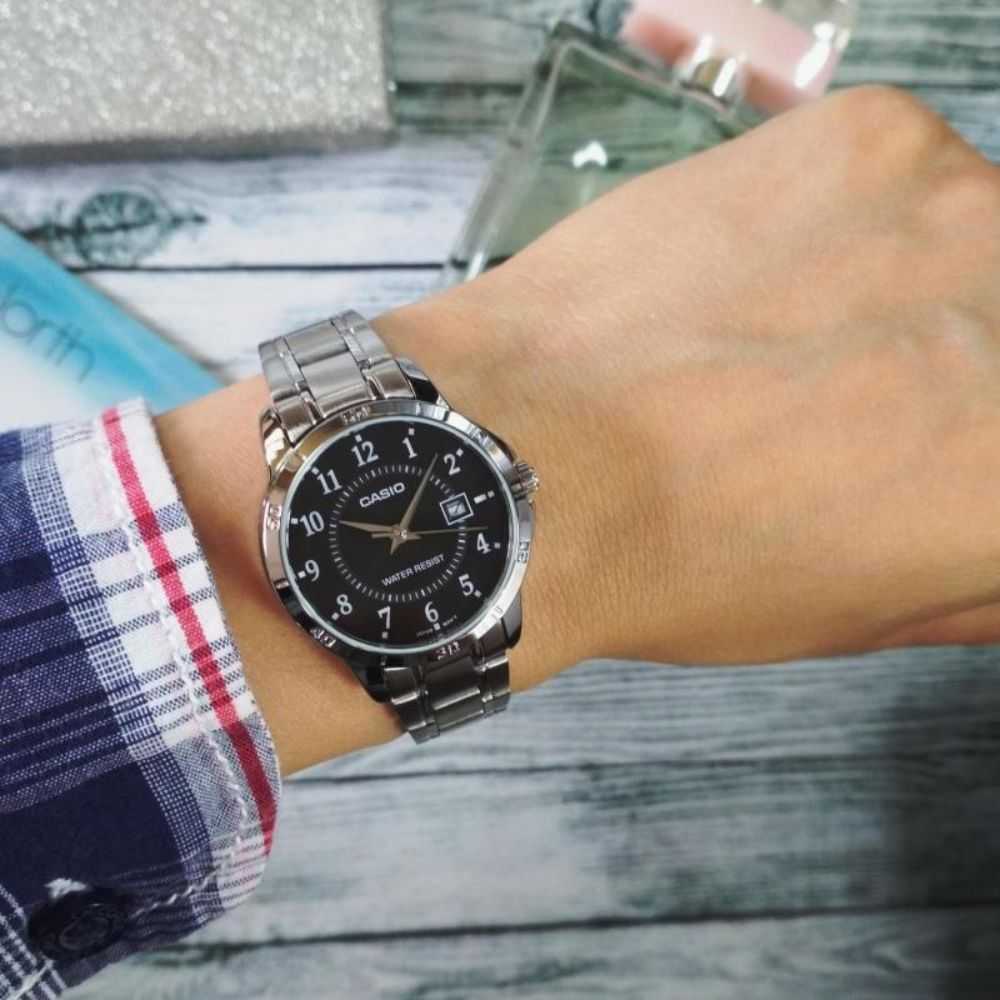 CASIO GENERAL MTP-V004D-1BUDF SILVER STAINLESS STEEL MEN'S WATCH - H2 Hub Watches