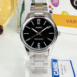 CASIO GENERAL MTP-V005D-1BUDF-P SILVER STAINLESS STEEL MEN WATCH