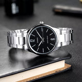CASIO GENERAL MTP-V005D-1BUDF-P SILVER STAINLESS STEEL MEN WATCH