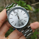 Casio General Silver Dial Stainless Steel Strap Men Watch MTP-V005D-7BUDF-P