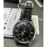 CASIO MTP-V005L-1B5UDF GENERAL BLACK LEATHER STRAP MEN'S WATCH