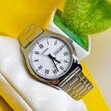 Casio General White Dial With Silver Stainless Steel Men Watch MTP-V006D-7BUDF-P