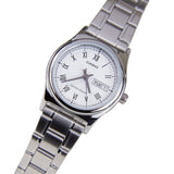 Casio General White Dial With Silver Stainless Steel Men Watch MTP-V006D-7BUDF-P