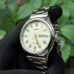 CASIO GENERAL MTP-V006SG-9BUDF TWO TONE STAINLESS STEEL MEN'S WATCH - H2 Hub Watches