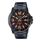 CASIO GENERAL MTP-VD01B-5BVUDF BLACK STAINLESS STEEL MEN'S WATCH