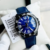 CASIO GENERAL MTP-VD01BL-2BVUDF-P BLUE LEATHER MEN'S WATCH