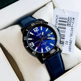 CASIO GENERAL MTP-VD01BL-2BVUDF-P BLUE LEATHER MEN'S WATCH