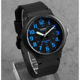 CASIO GENERAL MW-240-2BVDF-P BLACK RESIN STRAP MEN WATCH
