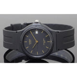 CASIO MW-59-1EVDF BLACK RESIN STRAP MEN'S WATCH