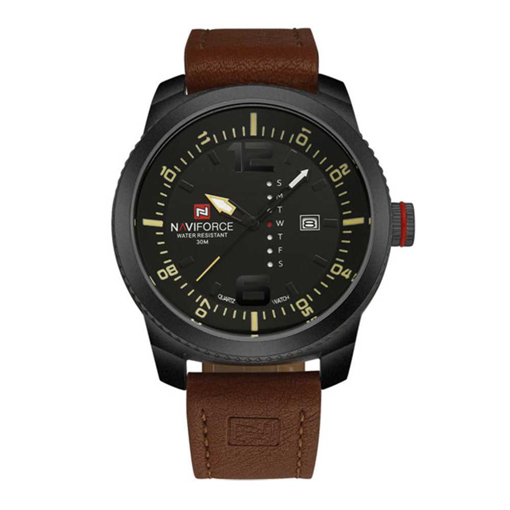 NAVIFORCE NF9063 B Y BN MEN S ANALOG WATCH H2 Hub