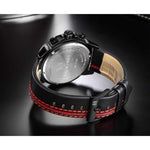 NAVIFORCE NF9110 B/R/B MEN'S CHRONOGRAPH WATCH - H2 Hub Watches