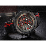 NAVIFORCE NF9110 B/R/B MEN'S CHRONOGRAPH WATCH - H2 Hub Watches