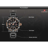 NAVIFORCE NF9117S B/RG MEN'S ANALOG WATCH - H2 Hub Watches