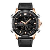 NAVIFORCE NF9138L RG/B/B MEN'S DIGITAL CASUAL WATCH - H2 Hub Watches