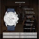 NAVIFORCE NF9148 S/W/BE MEN'S ANALOG WATCH