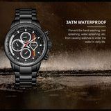 NAVIFORCE NF9184 B/B STAINLESS STEEL MEN'S WATCH